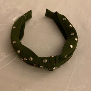 Anthropologie Rhinestone Knotted Headband *NWT*